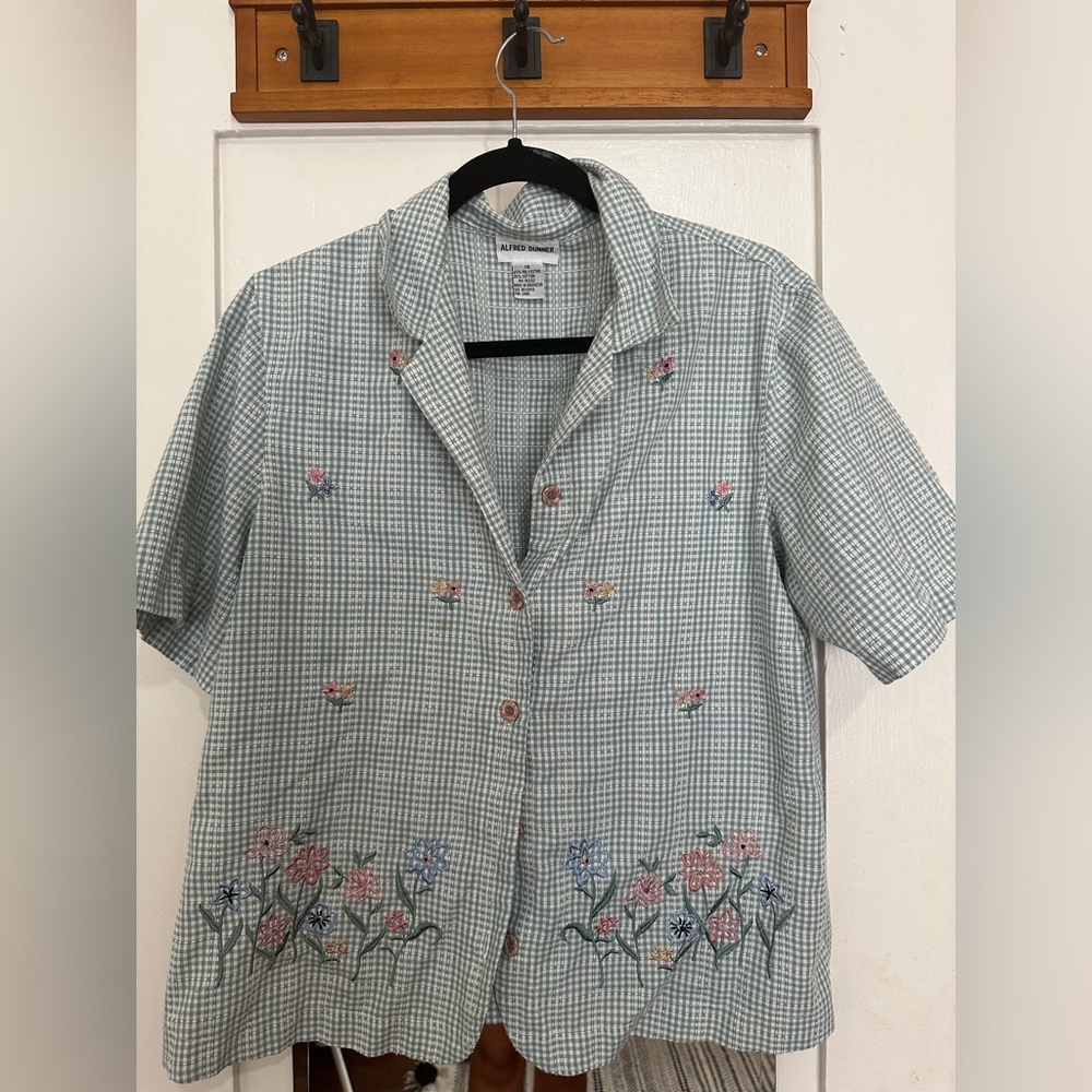 Alfred Dunner Button Up Size 14